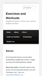 Mobile Screenshot of exercisesandworkouts.com